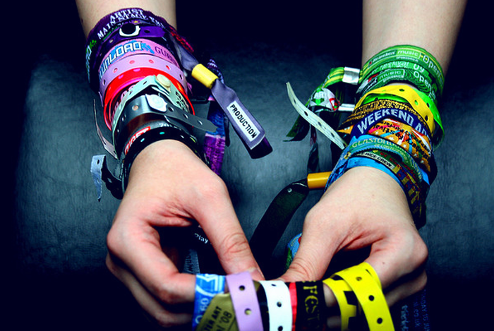 A lot of festival goers like to hang on to their wristbands, which results in added marketing for you and your sponsors.
