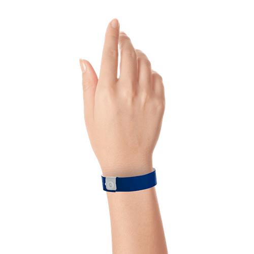500 Ct. Wristco Plastic Wristbands Navy Blue 