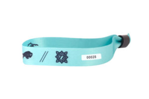 printed cloth wristbands with numbering